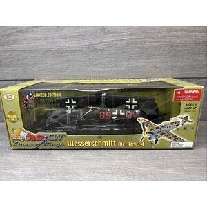 21ST CENTURY TOYS 1:32 MESSERSCHMITT ME-109E-4 Rare Black GERMAN Night Fighter